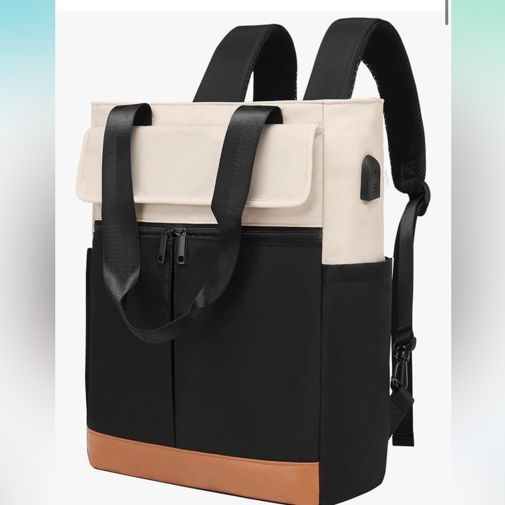 Women's Convertible Daypack Laptop Backpack, Computer Backpack
